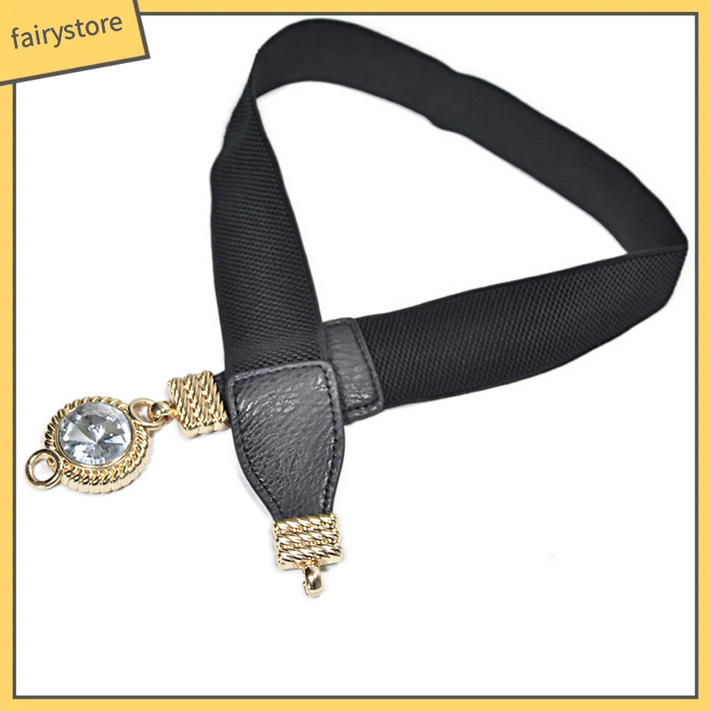 Thắt Lưng Nữ Mặt Tròn Đính Đá Lấp Lánh