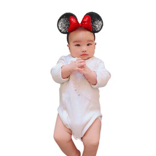Băng Đô Cài Tóc Hình Chuột Mickey Dễ Thương Cho Bé