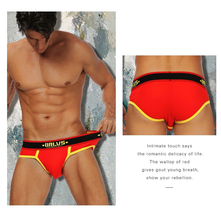 Quần lót ORLVS OR175 vải cotton thoáng khí thoải máu nhanh khô thời trang quyến rũ cho nam