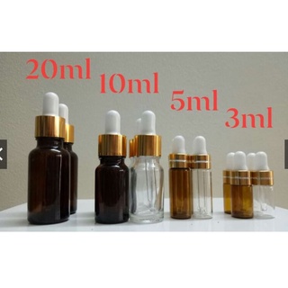 Combo 10 lọ chiết tinh dầu, lọ đựng serum 20ml màu nâu, lọ chiết tinh dầu 20ml màu nâu