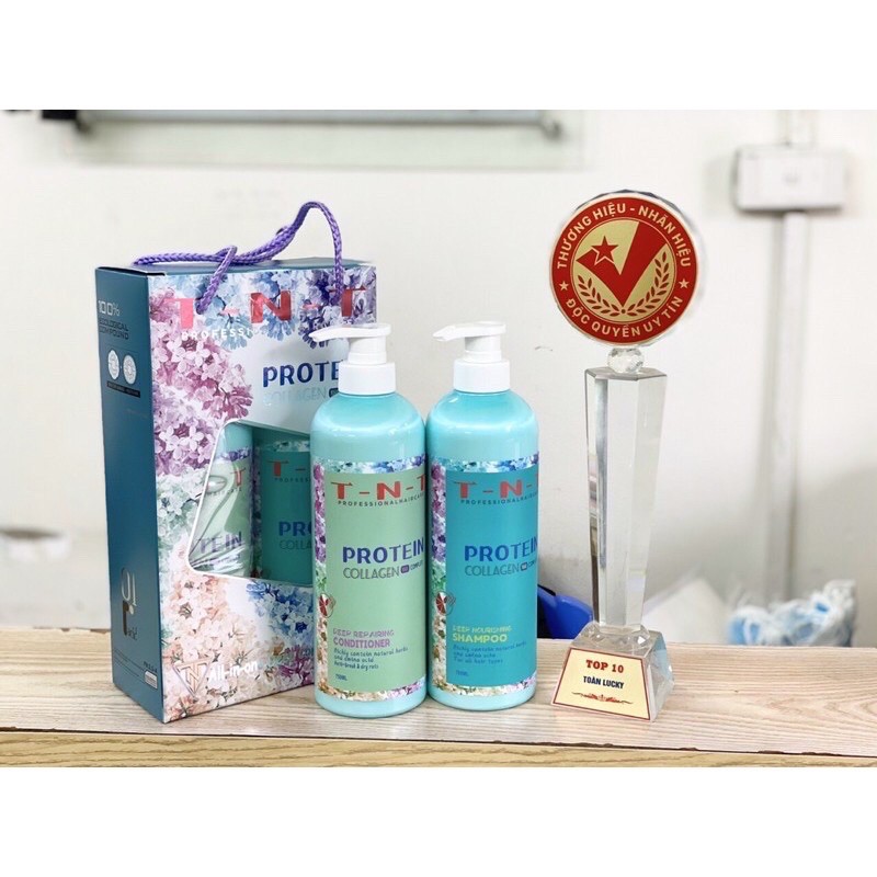 [RẺ VÔ ĐỊCH] Cặp Gội Xả Protein TNT chống Rụng Phục Hồi Tóc 750ml x 2 | BigBuy360 - bigbuy360.vn
