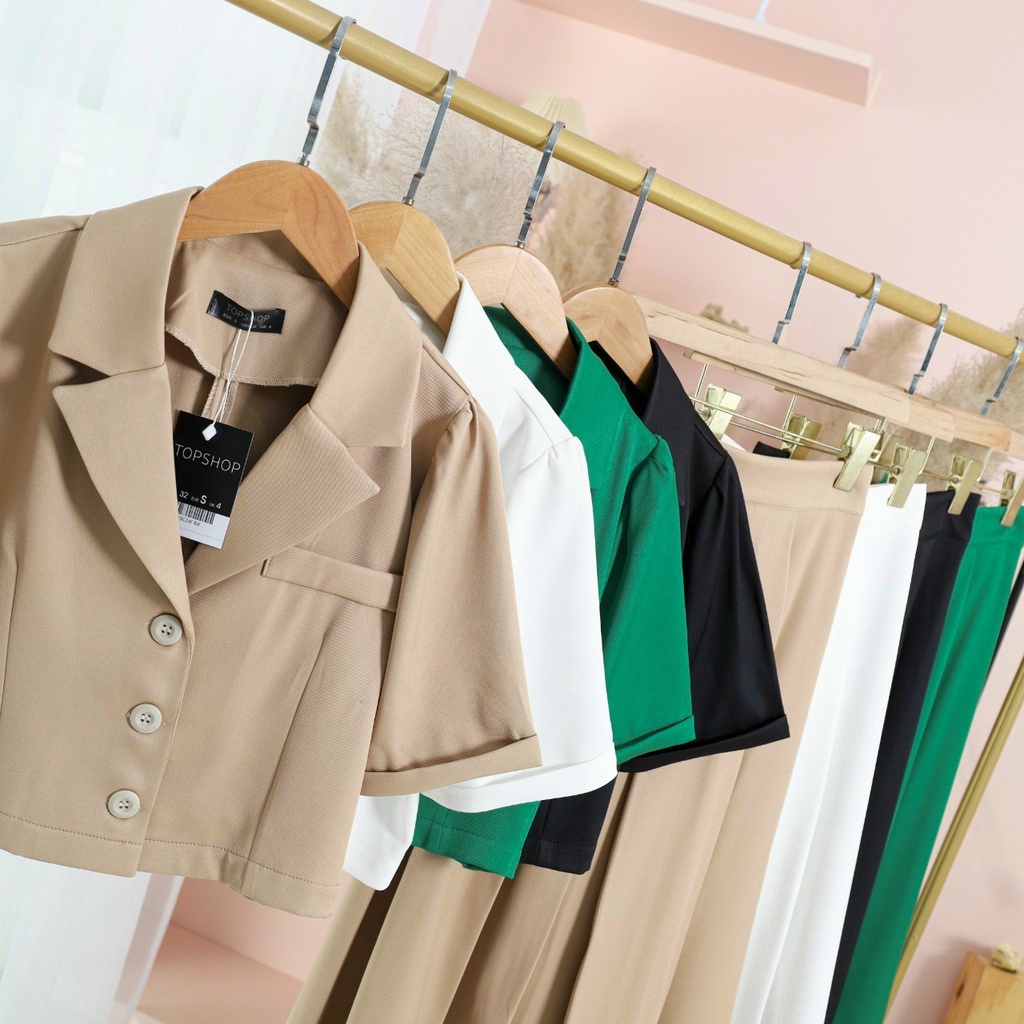 váy thiết kế ,Set Váy Nữ Áo Vest crotop mix Chân váy xếp ly dài