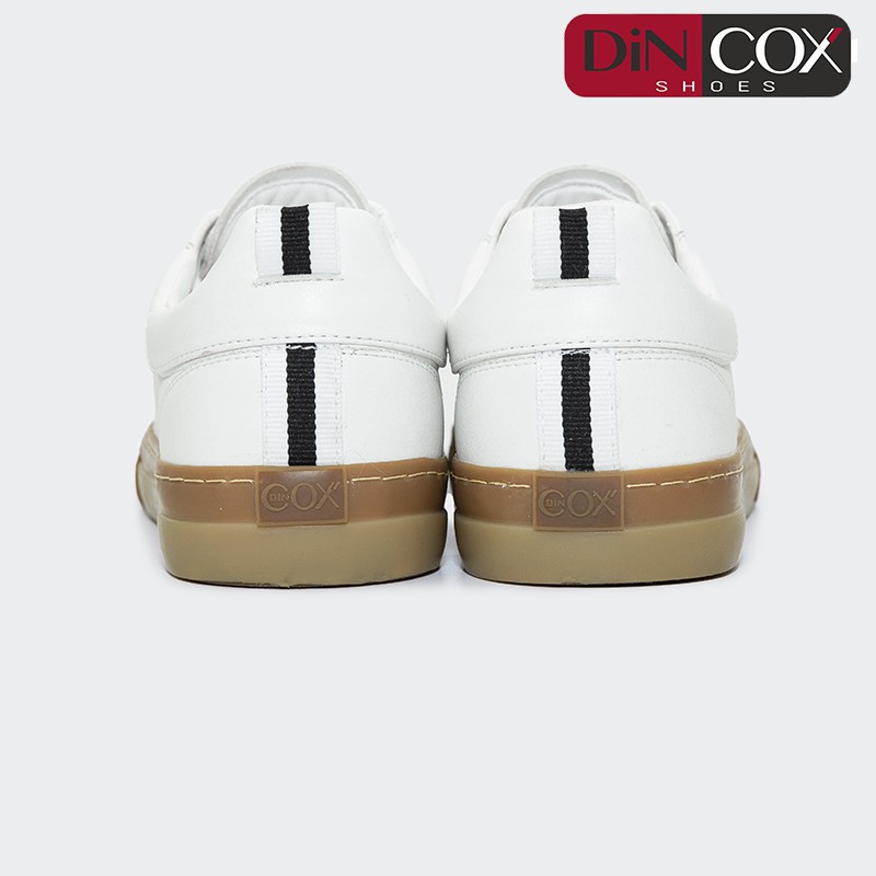 Giày Sneaker Da Nam DINCOX D10 Thời Trang Nổi Bật White