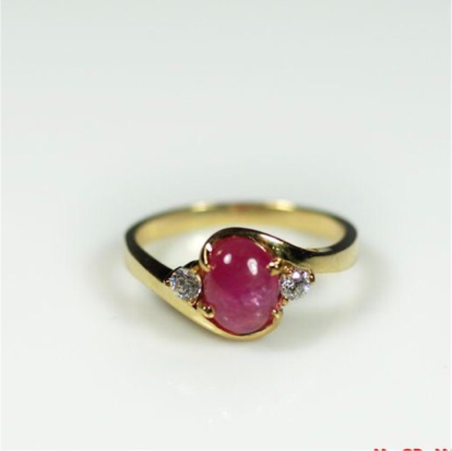 Nhẫn Ruby lục yên thiên nhiên