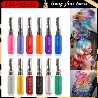 Lược nhuộm tóc tạm thời mini 13 màu sắc tùy chọn sử dụng một lần