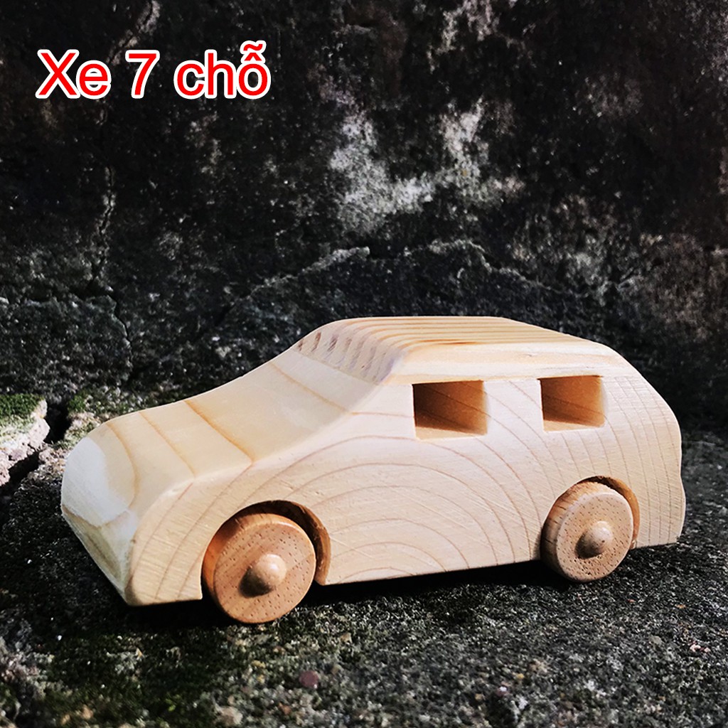 10 xe đồ chơi trẻ em bằng gỗ dành cho bé trai từ 3 - 7 tuổi - đạt tiêu chuẩn xuất khẩu Châu Âu