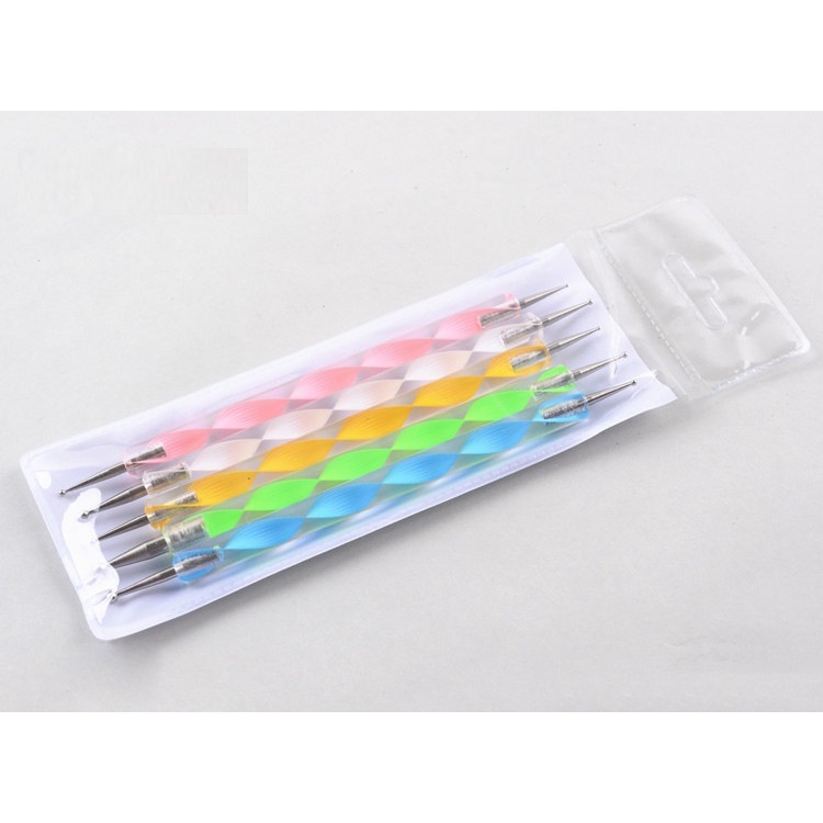 Set 5 cọ chấm bi đủ size - bút chấm bi