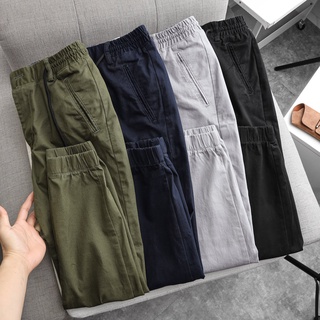 Quần Jogger kaki co giãn - Thiết kế khoá kéo lưng thun - JGKK 01