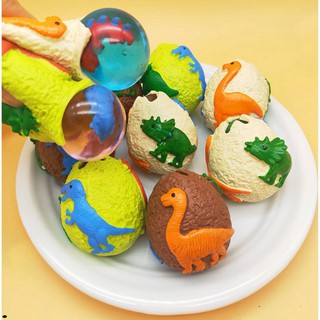 Đồ Chơi Xốp Squishy Giảm Stress Hình Quả Trứng Khủng Long Dễ Thương Cho Bé