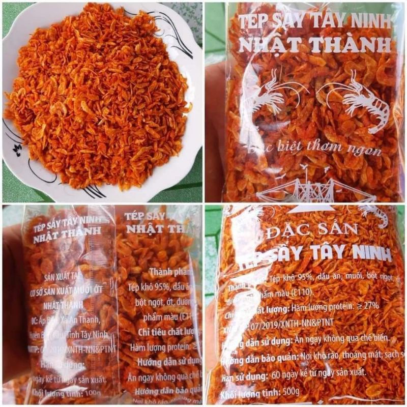 Tép sấy khô ăn liền hàng loại 1 sạch sẽ làm bánh tráng nướng,bắp xào,bún riêu
