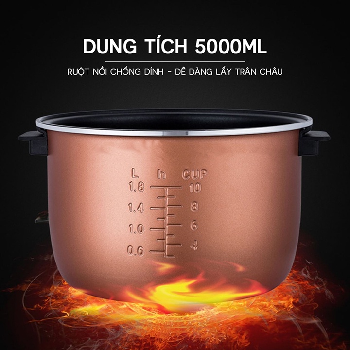 Máy nấu trân châu tự động 100% FEST 5L Pha chế trà sữa