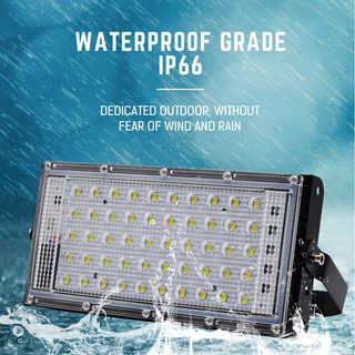 DingDian LED AC220V LED 50W ngoài trời Đèn pha chiếu sáng Đèn chiếu sáng siêu sáng không thấm nước