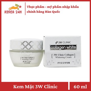 Kem  3W Clinic Collagen  Dưỡng Trắng Sáng Da (Trắng) (60ml)