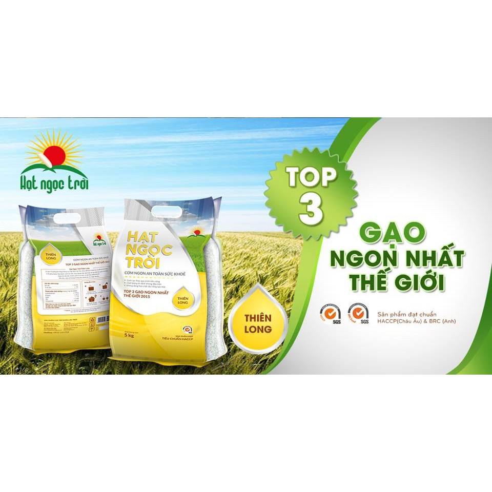 Top 3 Gạo Ngon Nhất Thế Giới Gạo Thiên Long Hạt Ngọc Trời Túi 5kg | BigBuy360 - bigbuy360.vn