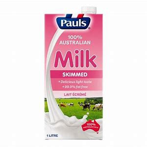 Sữa tươi TT Nguyên kem, Ít Béo 100%  Australia milk Low Fat Pauls 1L