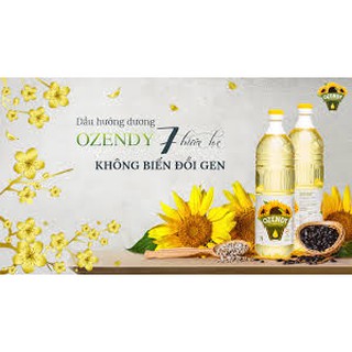 DẦU ĂN HƯỚNG DƯƠNG CAO CẤP KHÔNG BIẾN ĐỔI GEN OZENDY 1L