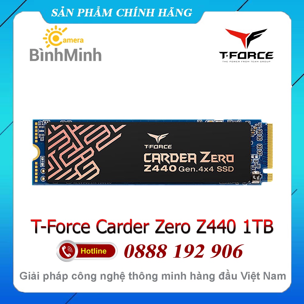 Ổ Cứng SSD 1TB TeamGroup T-Force Cardea Zero Z440 NVMe M2 PCIe Gen4 x4 2280 - Bảo Hành 5 Năm
