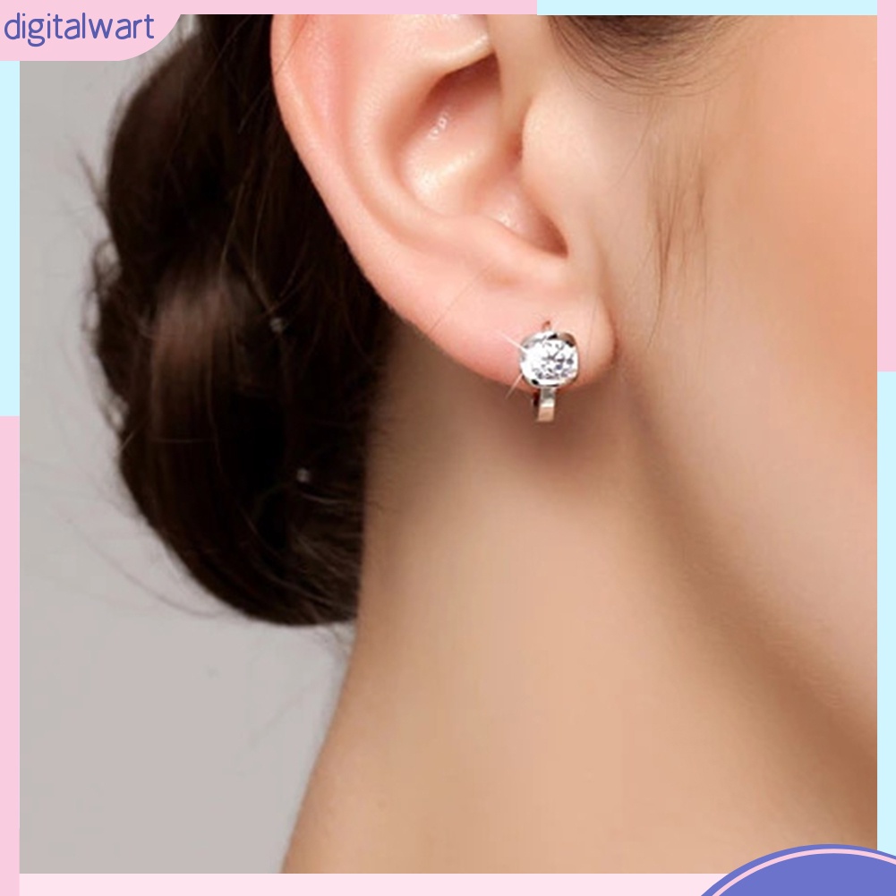 Đôi Bông Tai Đính Đá Kiểu Dáng Thời Trang Cho Nữ