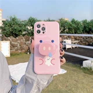 [ Có Sẳn- ảnh thật ] Ốp lưng iphone heo con đáng iuuu kèm popsocket 🐽
