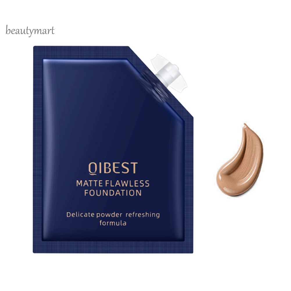 [Hàng mới về] Kem nền dạng lỏng QIBEST lâu trôi hỗ trợ dưỡng ẩm hiệu quả