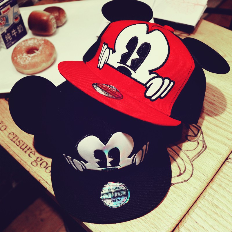 Mũ Lưỡi Trai Tai Chuột Mickey Đáng Yêu Cho Bé