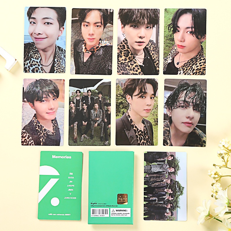 Bộ 9 Thẻ Hình Các Thành Viên Nhóm Nhạc Kpop Bts 2020