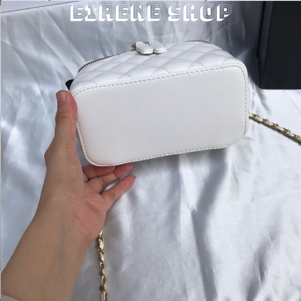 Túi xà neo hoa trà cốp vuông trần trám fullbox