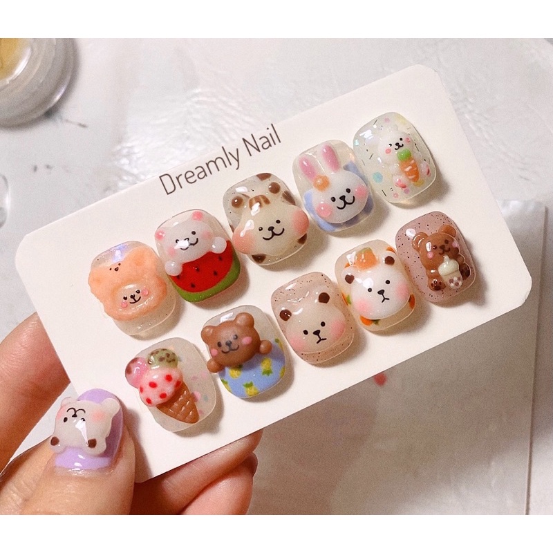 Gel nặn 3D màu trắng
