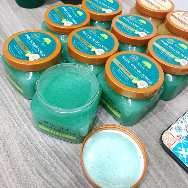 Tree Hut Shea Sugar Scrub 510gr đường hữu cơ tẩy da chết cơ thể hàng Mỹ | BigBuy360 - bigbuy360.vn