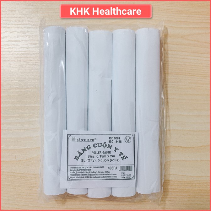 Băng cuộn y tế Bảo Thạch 0,15mx2m