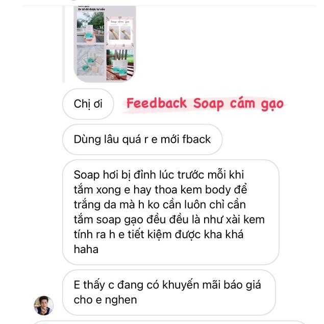[HOT SALE] Soap GẠO trắng da dành cho body + TẶNG KÈM TÚI ĐỰNG SOAP