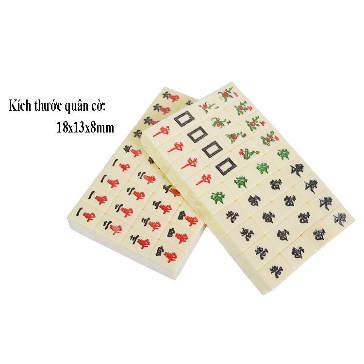Bộ Cờ Mạt Chược Chất Lượng Cao 6 Trong 1 36x36CM