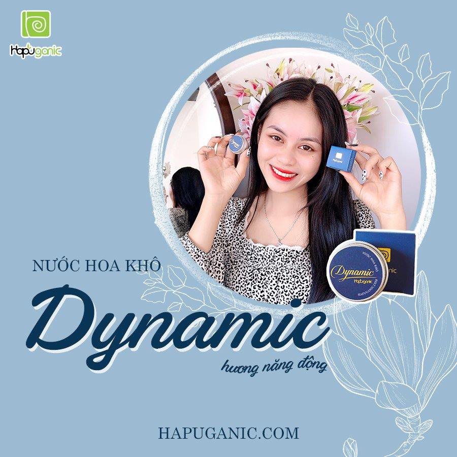 Nước Hoa Khô HaPuganic - Nước Hoa Sáp Bỏ Túi 3 Mùi Thơm Nhất