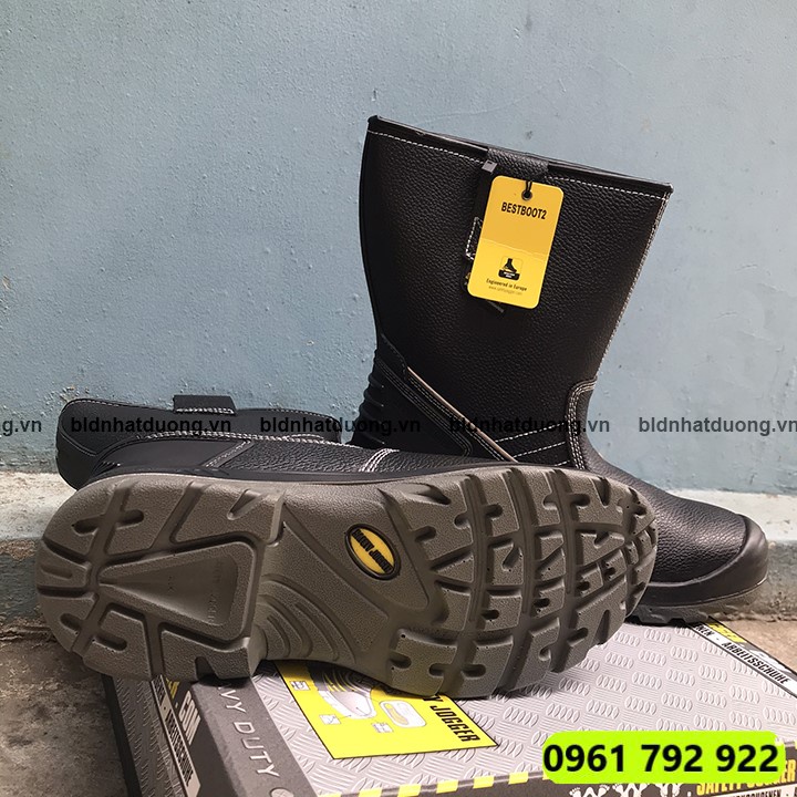 Giày ủng bảo hộ lao động nam Jogger Bestboot S3 da thật, Ủng da hàn chống tĩnh điện chống đinh chống dập ngón.