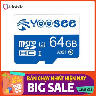 Thẻ nhớ yoosee 64gb u3 class 10 chuyên dụng cho camera và điện thoại