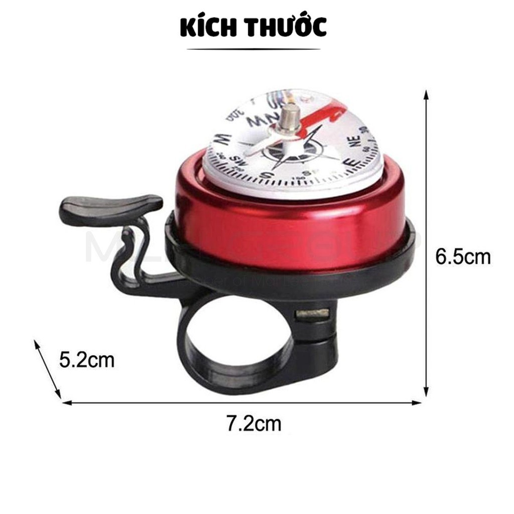 Chuông xe đạp có la bàn, chuông xe đạp thăng bằng phù hợp với mọi loại xe | BigBuy360 - bigbuy360.vn