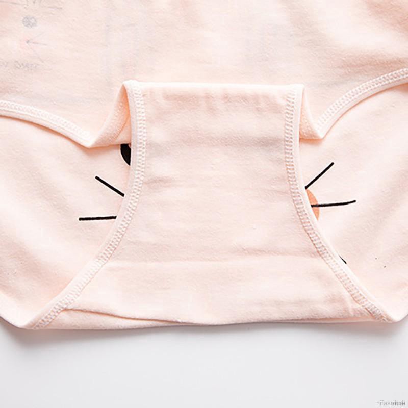 Quần Lót Cotton Không Đường May In Họa Tiết Dễ Thương