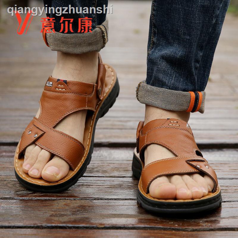 Giày Sandal Hai Cách Sử Dụng Thời Trang Cho Đàn Ông Trung Niên