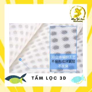 TẤM LỌC NƯỚC 3D CHO BỂ CÁ - VẢI LỌC NƯỚC BỂ CÁ