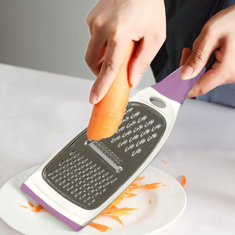 Dụng cụ nạo , bào rau củ quả đa năng 3in1 . Nạo Hình Vợt 3in1
