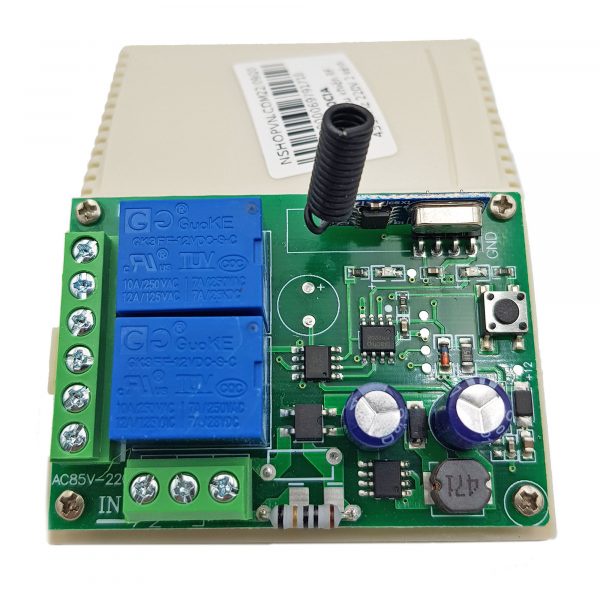 Bộ điều khiển RF 433Mhz 2 kênh (Không kèm remote)