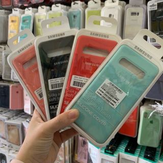 Ốp lưng Galaxy S10 Silicon Cover chính hãng chống bám bẩn