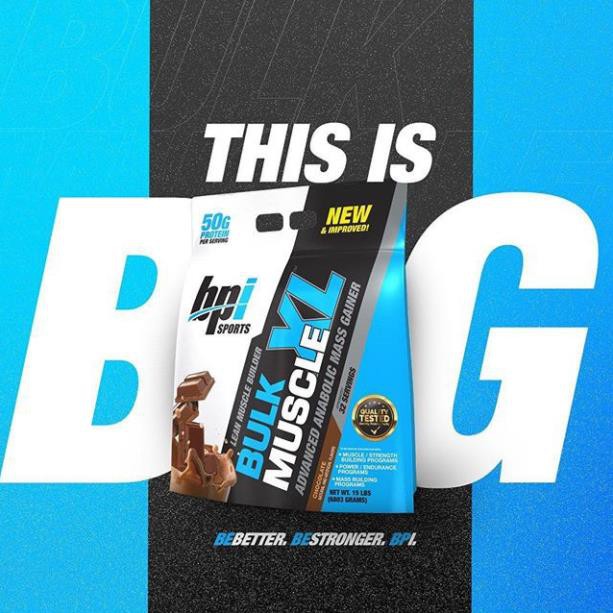 BPI BULK MUSCLE XL - SỮA TĂNG CÂN, TĂNG CƠ GIÀU PROTEIN (15 LBS) | BigBuy360 - bigbuy360.vn