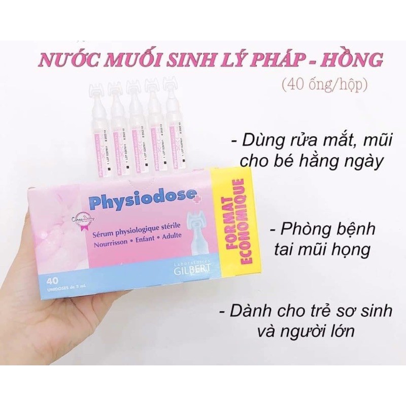 NƯỚC MUỐI SINH LÝ PHÁP PHYSIODOSE