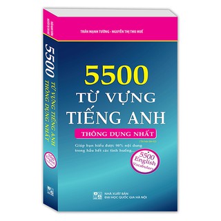 Sách - 5500 từ vựng tiếng Anh thông dụng nhất