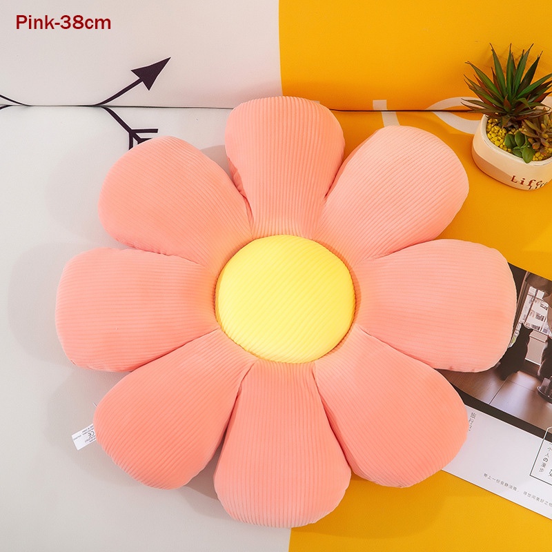 Miếng đệm lót ghế ngồi hình hoa cúc nhỏ nhắn dùng cho văn phòng/ xe hơi