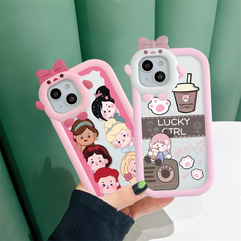 Ốp lưng iphone nơ camera hình vuông princess 6/6splus/7/7plus/8/8plus/x/xs/11/12/13/pro/max/plus/promax-SALE HOT M5-2