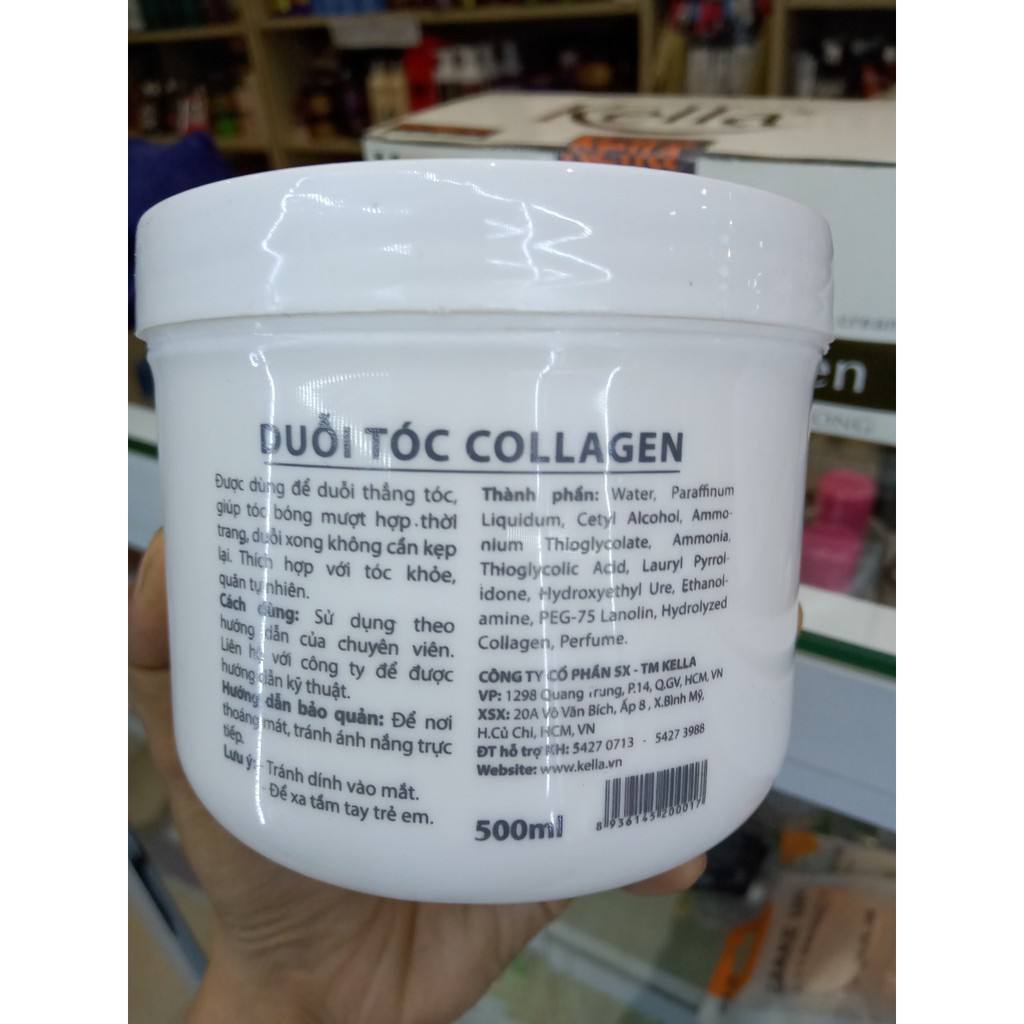 THUỐC DUỖI TÓC KELLA( Collagen)