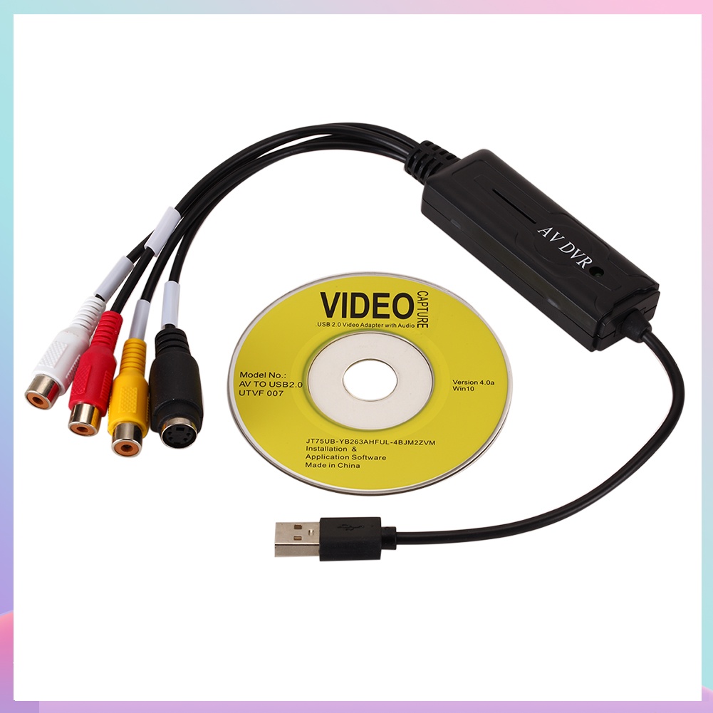 Đầu chuyển đổi USB 2.0 AV S RCA cho DV/Hi8/VHS TV DVD