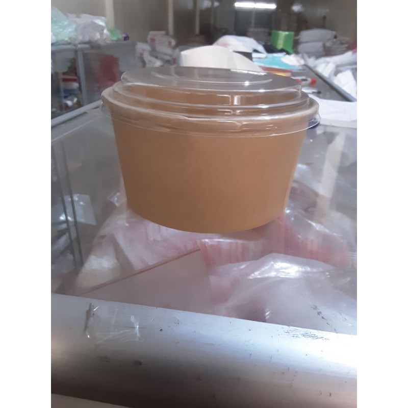 Bát giấy Kraft đựng bún, phở, salad 1000ml tiện lợi